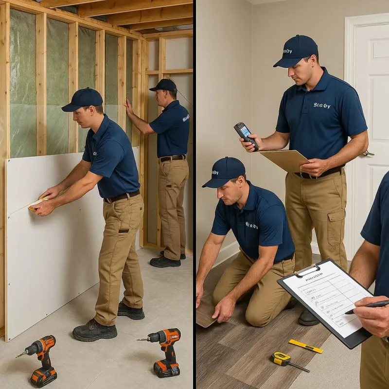Repairs and Reconstruction process in Lake Delton, WI